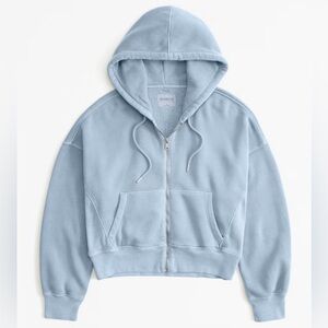 Abercrombie & Fitch Ribbed Essential Sunday Hooded Full-Zip